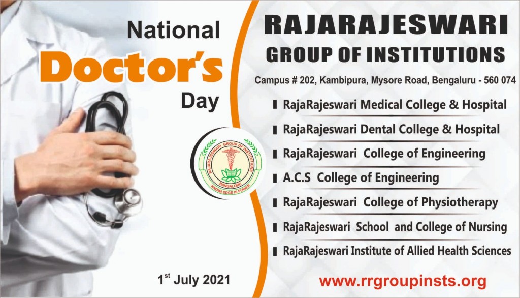 National Doctors Day 1st July RRGI